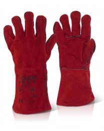 14" Red Welders Gauntlets