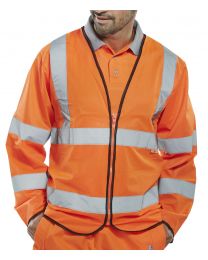 Orange Fire Retardant Hi-Vis Jerkin