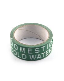 Domestic Cold Water Identification Tape