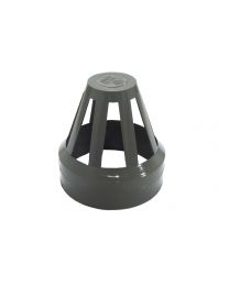 50mm - Grey Solvent Weld Vent Cowl 5 Pack