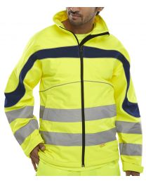 Yellow Eton Soft Shell Jacket