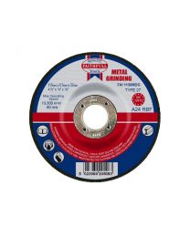 Metal Grinding Disc Depressed Centre 115 x 6.5 x 22mm 10 Pack