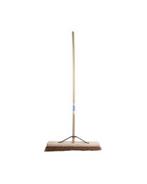 Broom Soft Coco 60cm (24in) + Handle & Stay