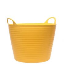 Heavy-Duty Polyethylene Flex Tub 15 Litres Yellow