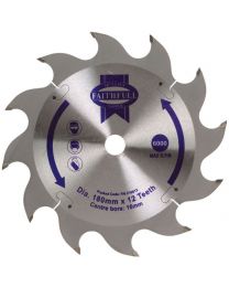 Circular Saw Blade 180 x 16mm x 12T Fast Rip