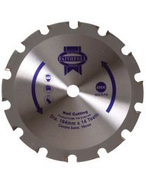 Circular Saw Blade 184 x 16mm x 14T Nail Cutting NEG