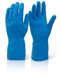 Mediumweight Blue Household Gloves