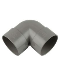 32mm - Grey Solvent Weld 90° Knuckle Bend 5 Pack