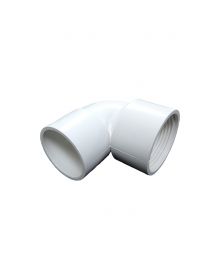 32mm - White Solvent Weld Female Threaded Knuckle Bend 5 Pack