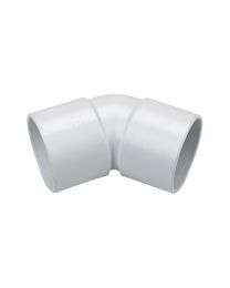 32mm - White Solvent Weld 135° Obtuse Bend 5 Pack