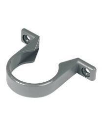 40mm - Grey Solvent Weld Pipe Clip 5 Pack