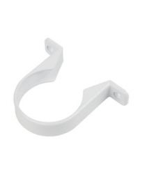 40mm - White Solvent Weld Pipe Clip 5 Pack