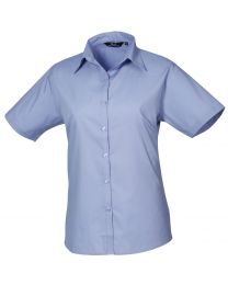 Premier Short Sleeve Poplin Blouse
