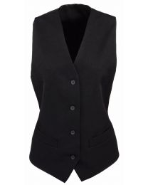 Premier Ladies Lined Polyester Waistcoat
