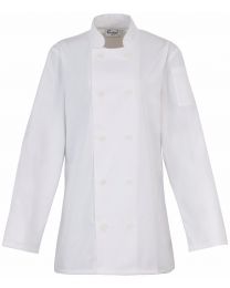 Premier Ladies Long Sleeved Chef's Jacket