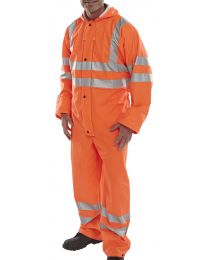 Orange Super B-Dri EN471 Coverall