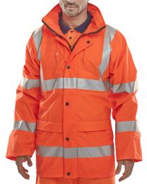 Orange Super B-Dri EN471 Jacket