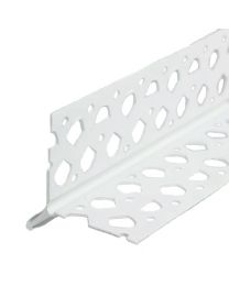 White PVC Corner Bead 6mm x 2.5m 25 Pack