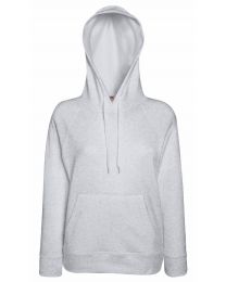 Fruit of the Loom Lady-Fit Lightweight Hooded Sweatshirt