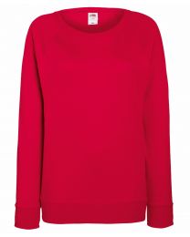 Fruit of the Loom Lady-Fit Lightweight Raglan Sweatshirt