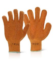 Orange Criss Cross Gloves