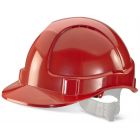 Economy Vented Safety Helmet (Red)