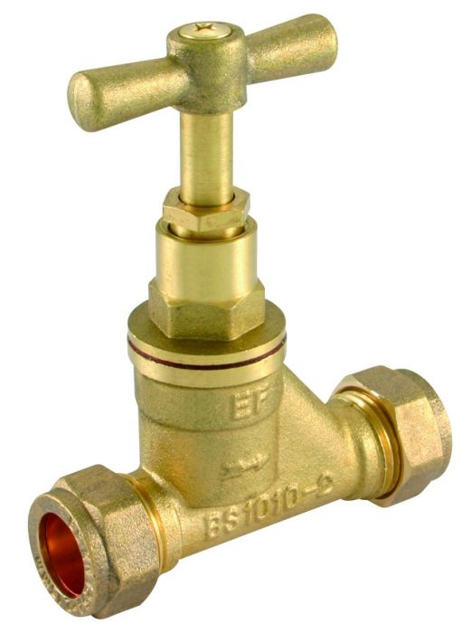 22mm DZR Stopcock Compression