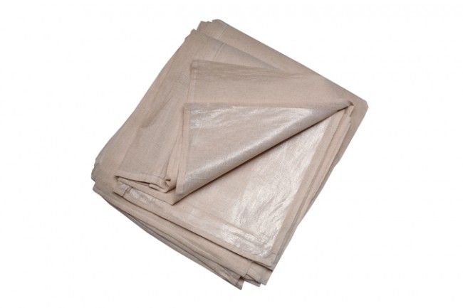 3 X POLY BACKED ECONOMY LAMINATED 12FT X 9FT COTTON DUST SHEETS 2 MINI RUNNER