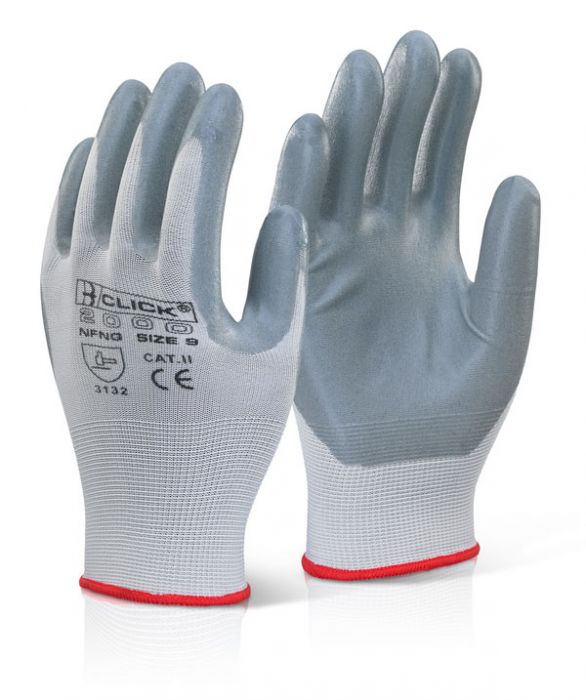 Nylon nitrile gloves discount
