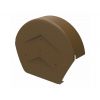 Manthorpe Dark Brown SmartVerge Round Ridge End Cap